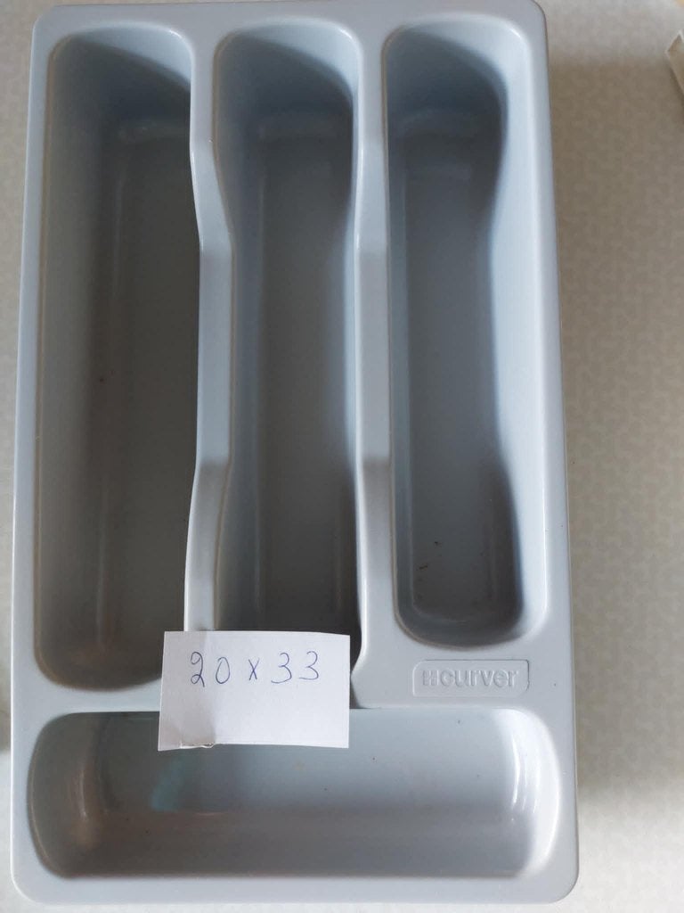 couvertbak Nieuw 2.50€ Pakket messen 1 €, Huis en Inrichting, Ophalen, Nieuw