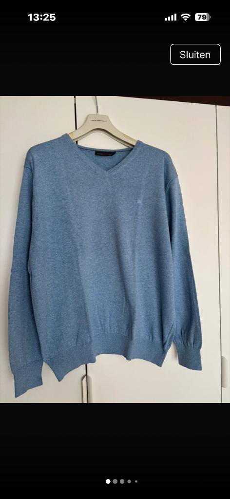 Heren vpull, Blauw, Ophalen of Verzenden, Zo goed als nieuw, Maat 56/58 (XL)