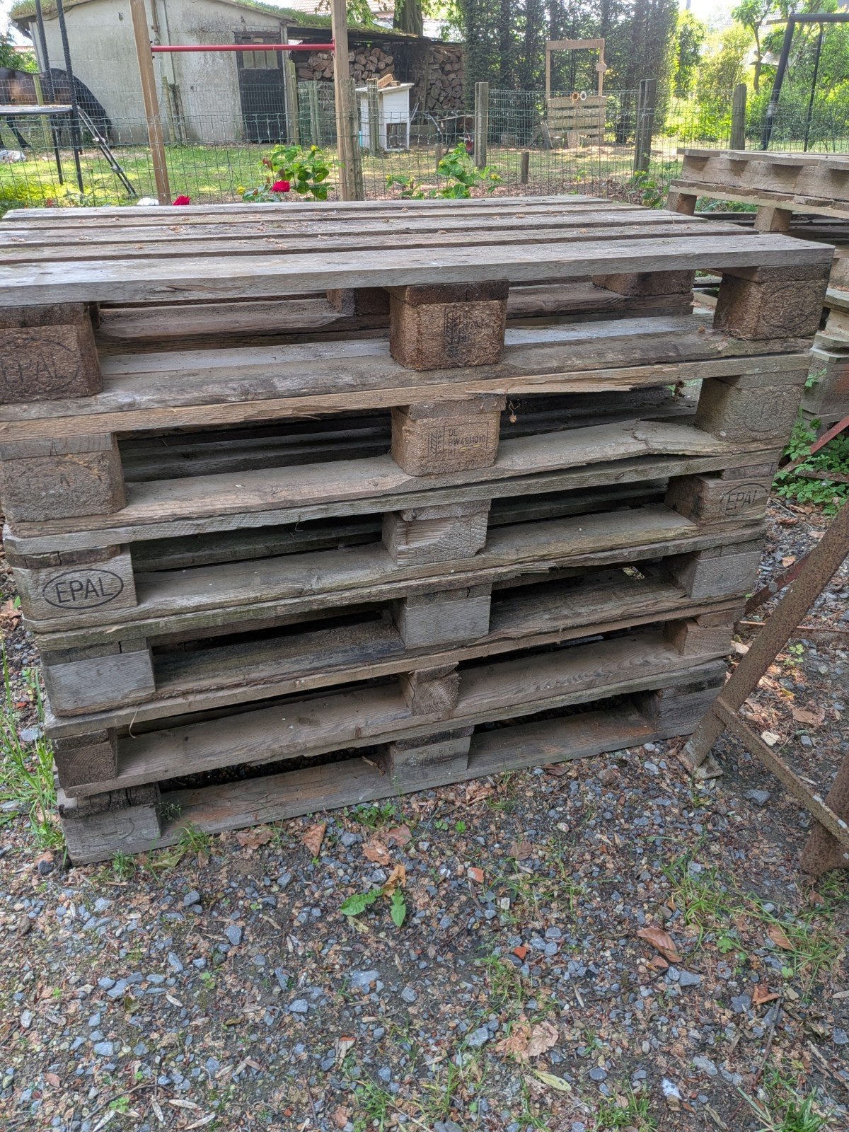12 paletten, Ophalen