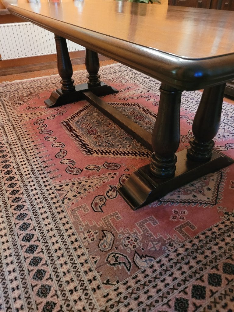 Grande table ancienne en chêne massif de plus de 2 mètres, Enlèvement, Utilisé, 50 à 100 cm, Chêne