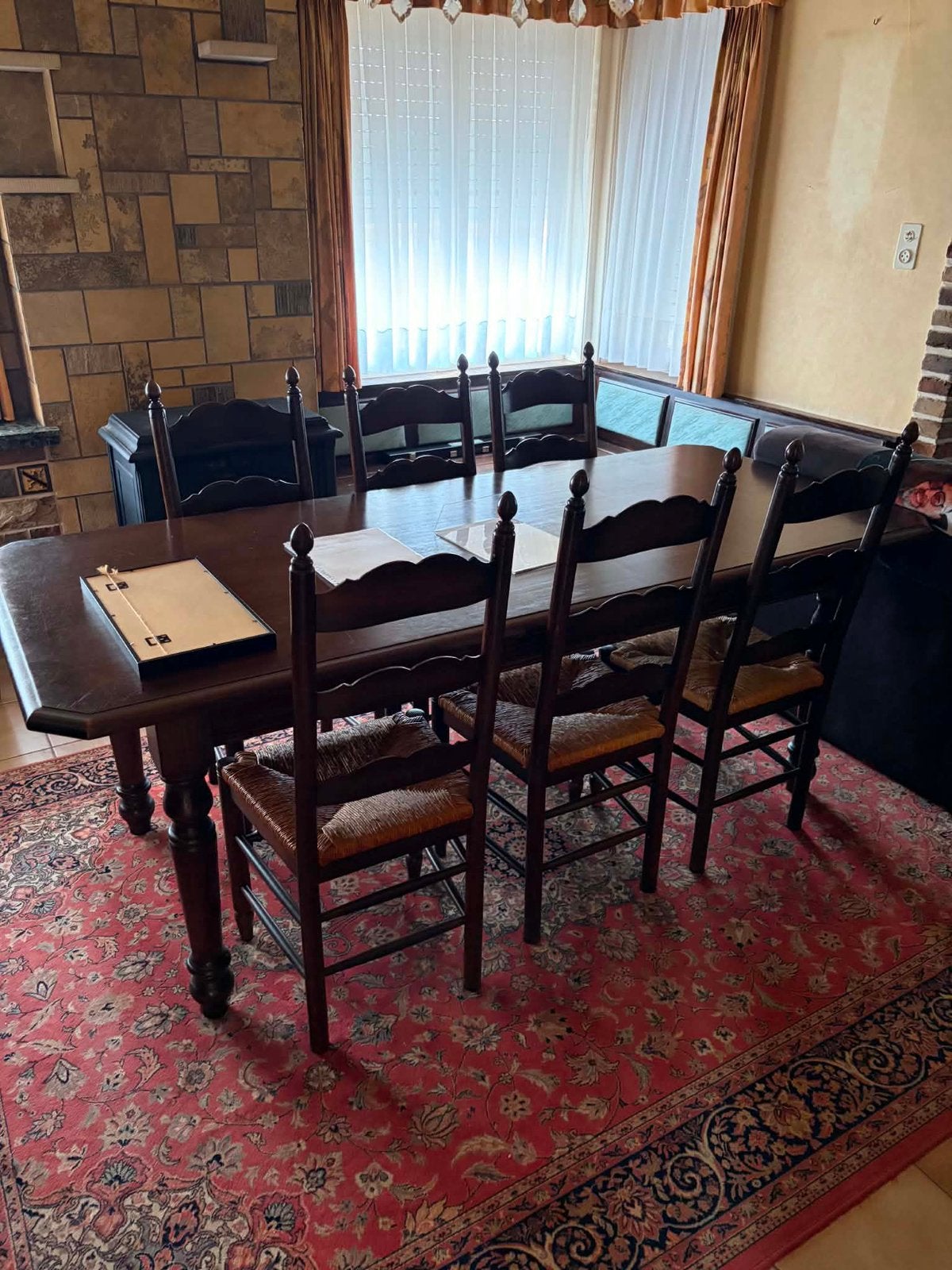 Stoelen + tafel, Ophalen