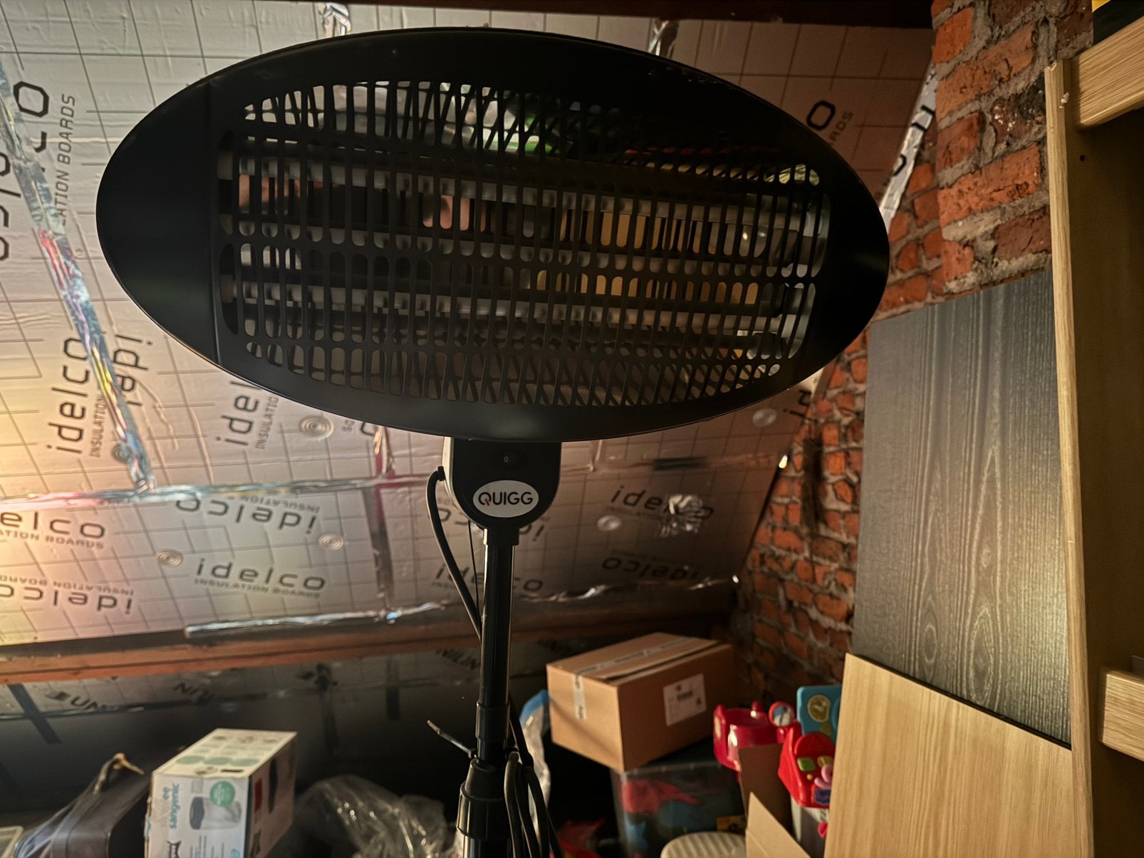Terrasverwarming elektrisch, Tuin en Terras, Ophalen, Zo goed als nieuw, Elektrisch