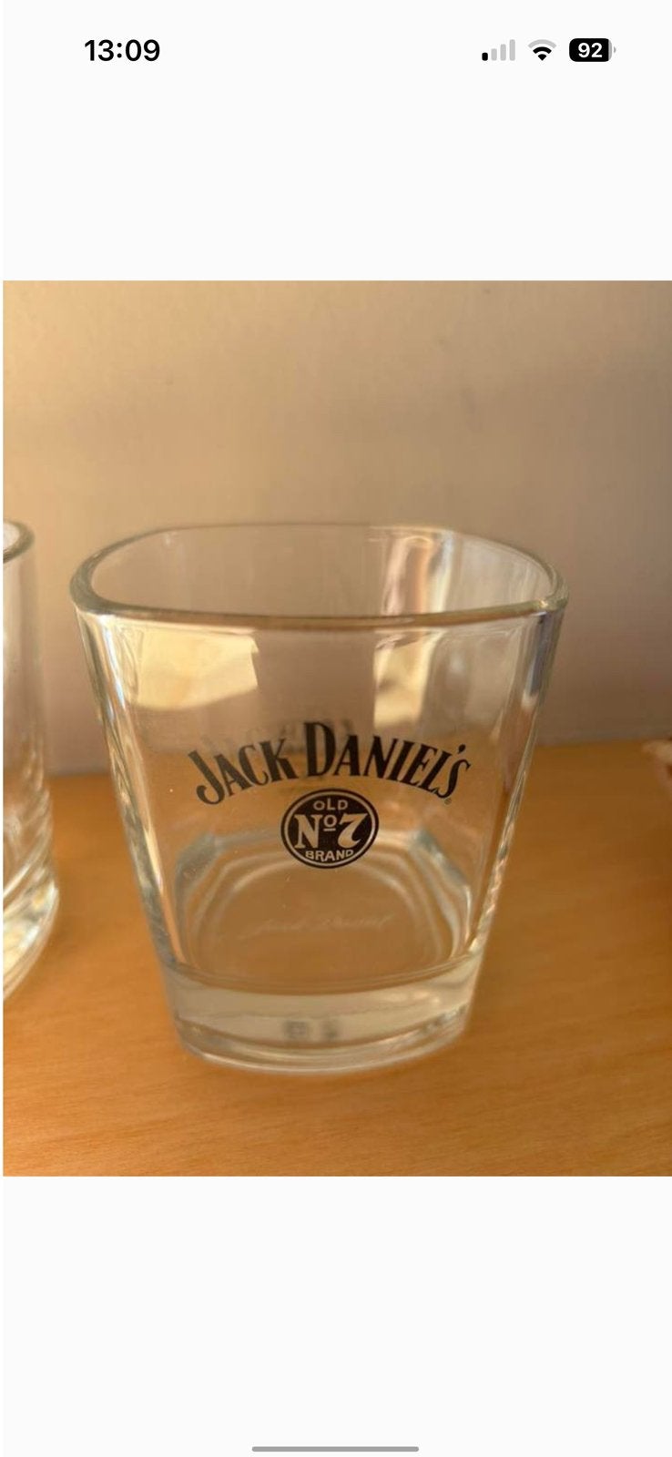 6 jack daniels glazen, Ophalen of Verzenden, Zo goed als nieuw