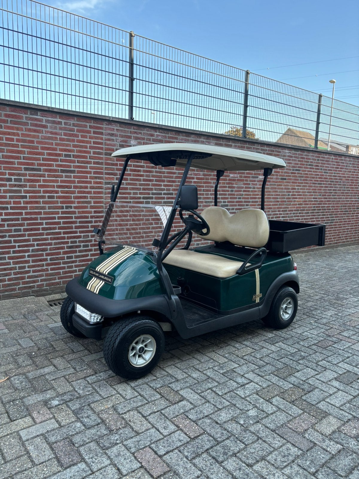 Prachtige Elektrisch Clubcar Golfkar met Werkbak en Trekhaak, Ophalen of Verzenden, Zo goed als nieuw, Golfkar
