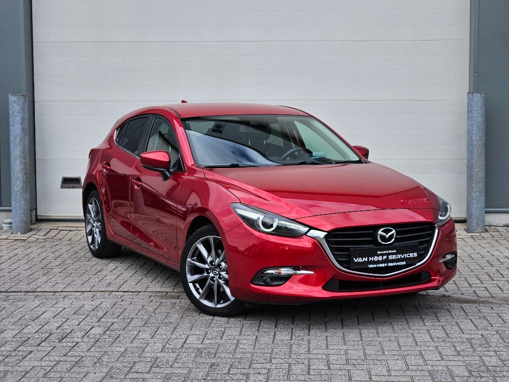 Mazda 3 2.0 essence | caméra | Apple | Android | Clima, Autos, Rouge, Achat, Euro 6, Entreprise