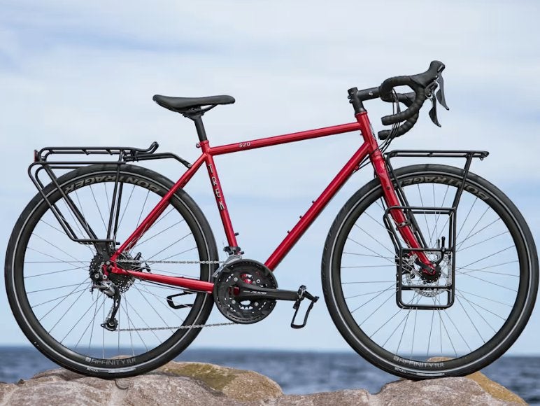 Trek 520 Disc – bikepacking, trekking, gravel – framemaat 54, Ophalen, Gebruikt, Staal, Schijfrem