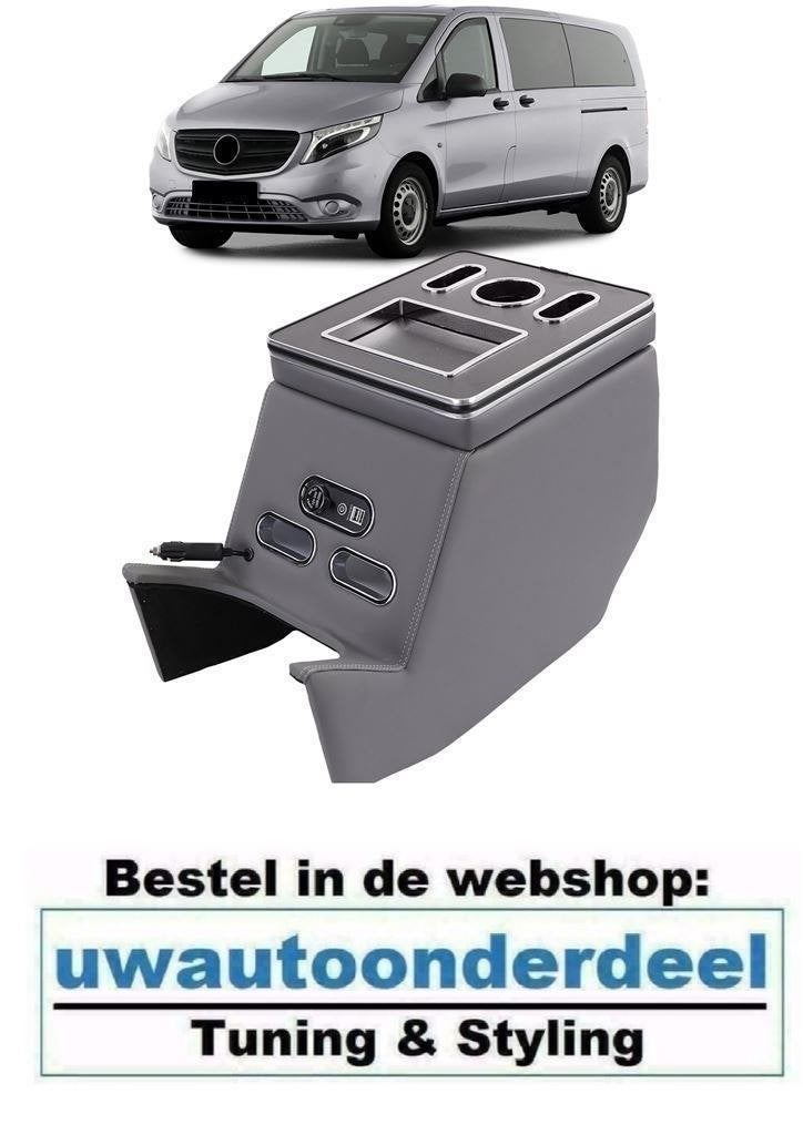 USB Luxe Middenconsole Armsteun Grijs Voor Mercedes V Klasse, Envoi