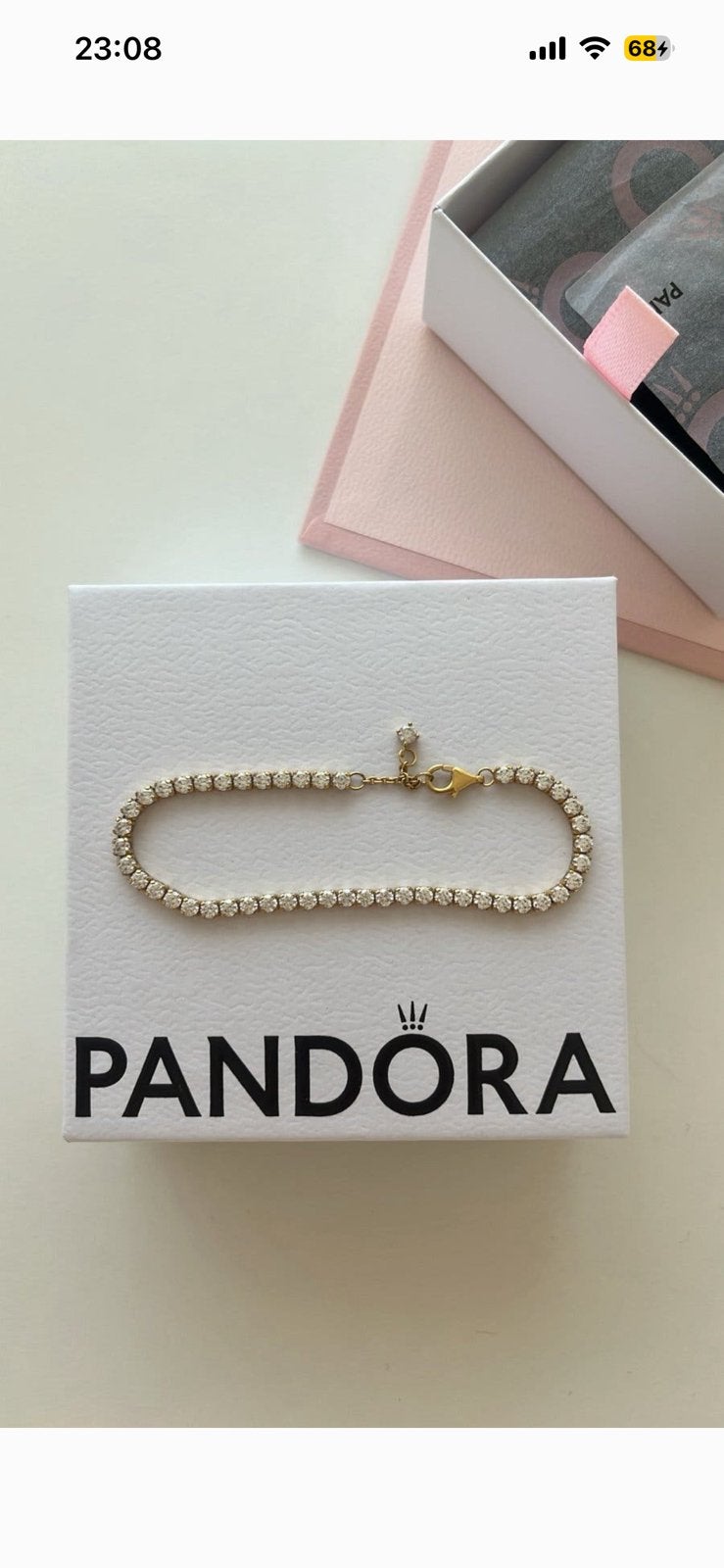 Pandora armband sparkling tennis bracelet, Ophalen, Nieuw, Pandora