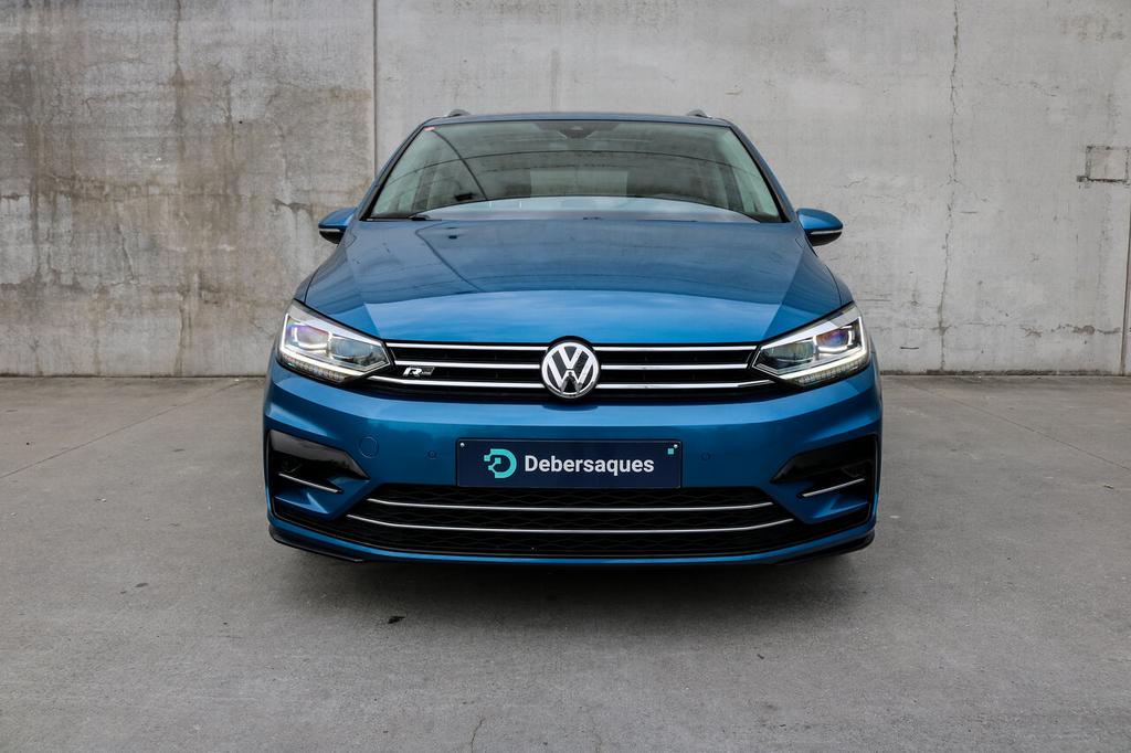 Volkswagen Touran 1.5 TSI DSG R-LINE 7-ZIT APP ZETELVERW PS, Auto's, 4 cilinders, Bedrijf, 111 kW, 150 pk
