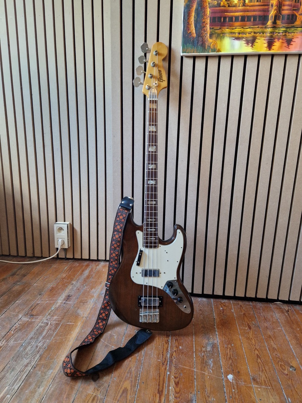 Greco Jazz Bass (made in Japan, 1972), Muziek en Instrumenten, Snaarinstrumenten | Gitaren | Bas, Ophalen, Gebruikt, Elektrisch