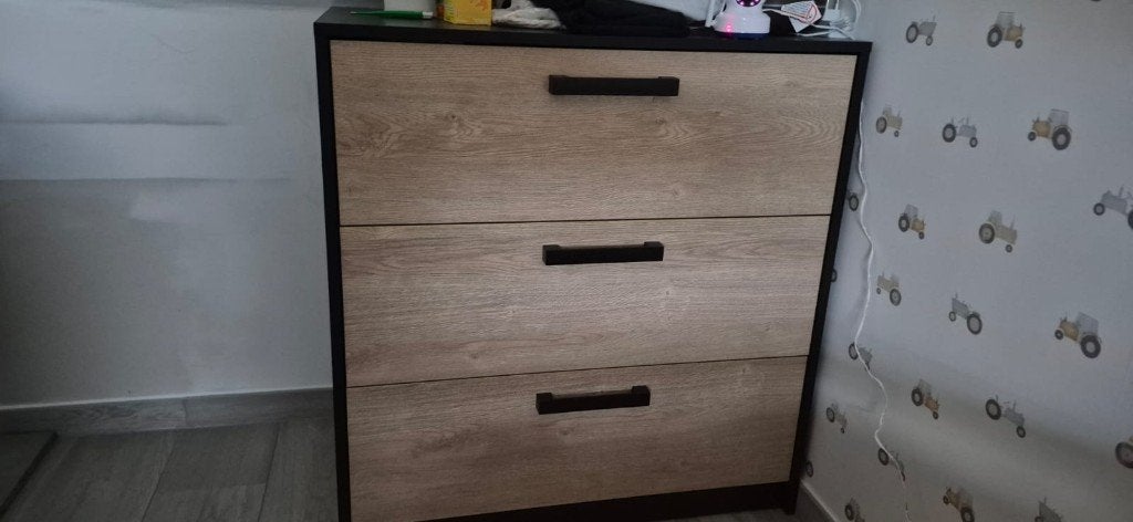 Babybed + commode, Kinderen en Baby's, Ophalen, Gebruikt, Commode