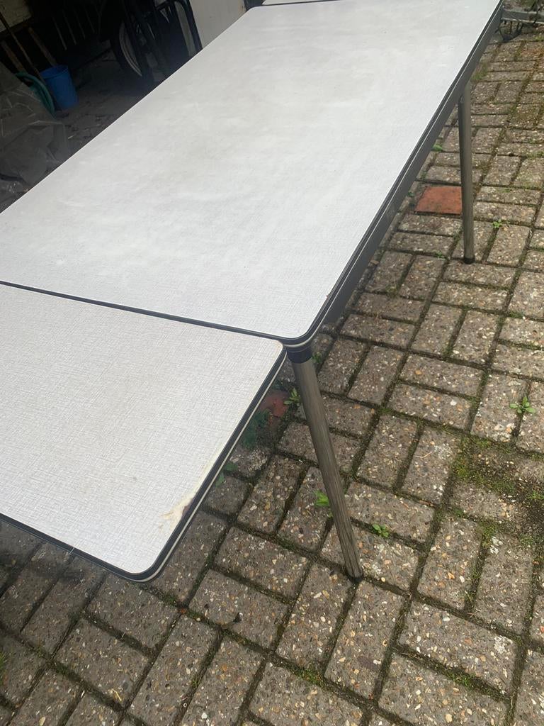 Compacte uittrekbare tafel, Ophalen of Verzenden, Gebruikt
