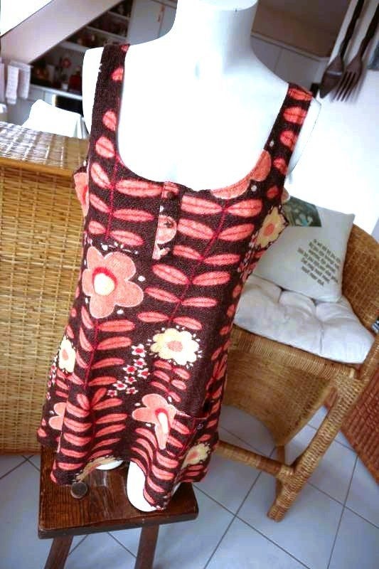 creatief inventief retro bloemen jurk, Kleding | Dames, Maat 38/40 (M), Overige kleuren, Divided H&M, Ophalen of Verzenden