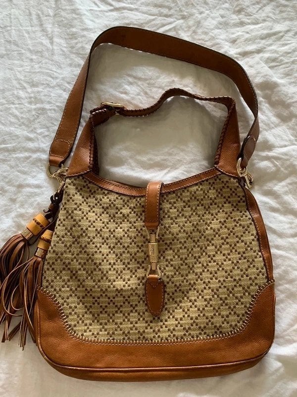 Sac Gucci Jackie, Envoi, Comme neuf, Beige, Autres marques