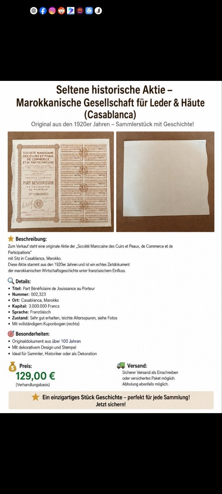 casablanca, Ophalen of Verzenden