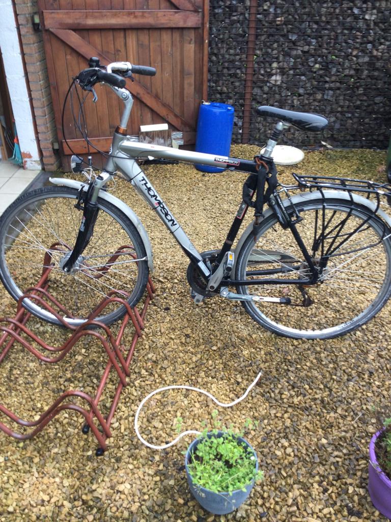 Fiets Thompson, Gebruikt, Velgrem, 57 tot 61 cm, Ophalen