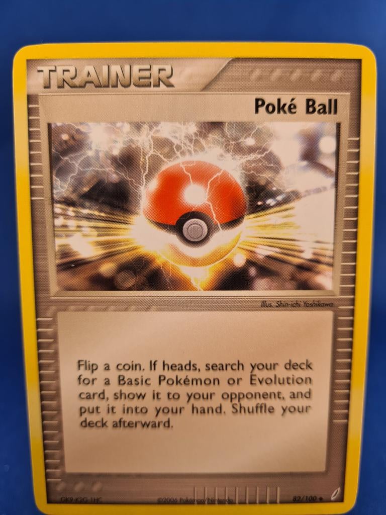 Poké Ball 82/100 - Crystal Guardians, Envoi, Utilisé