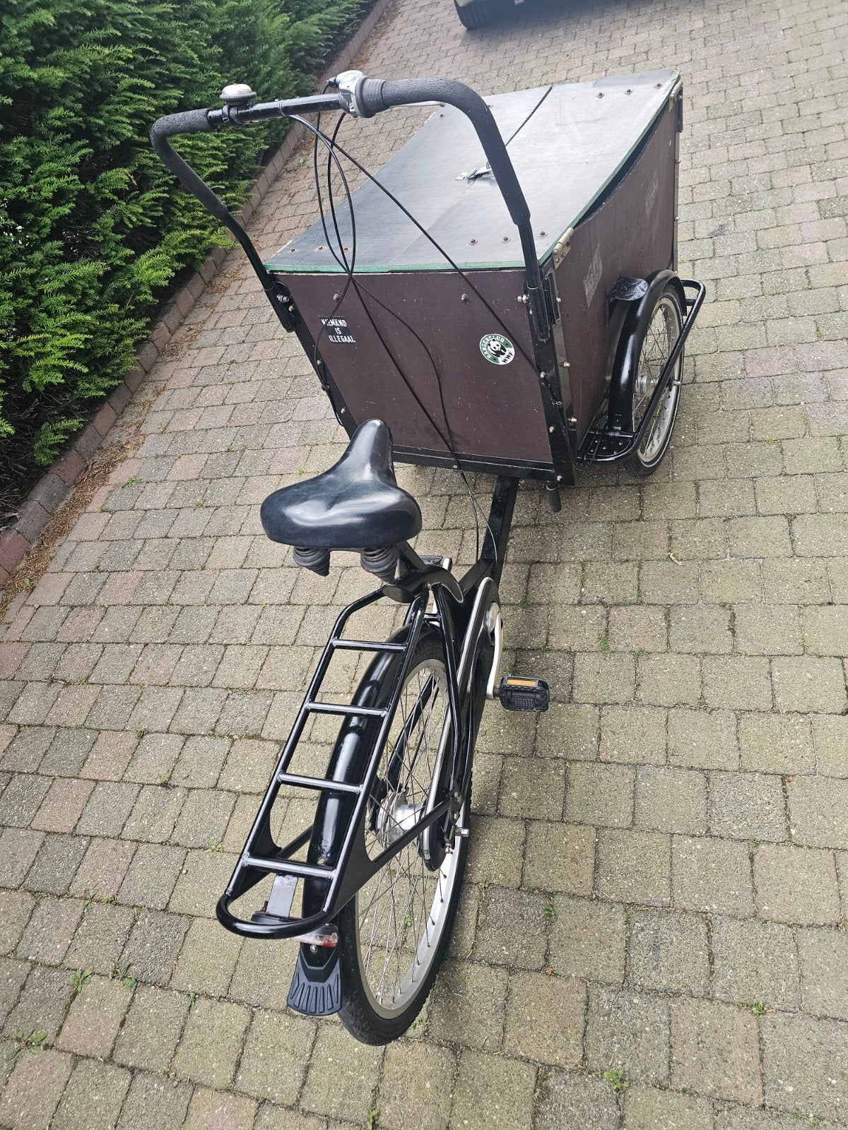 Vélo cargo en bon état - prêt à rouler - idéal pour la famil, Enlèvement, Utilisé