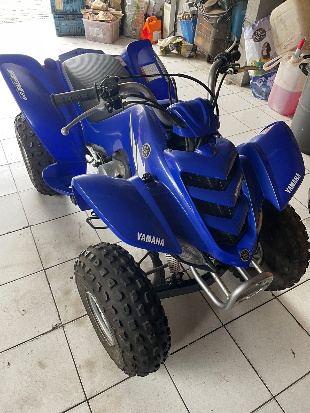 Kinder quad Yamaha Raptor 80cc, Ophalen, Zo goed als nieuw
