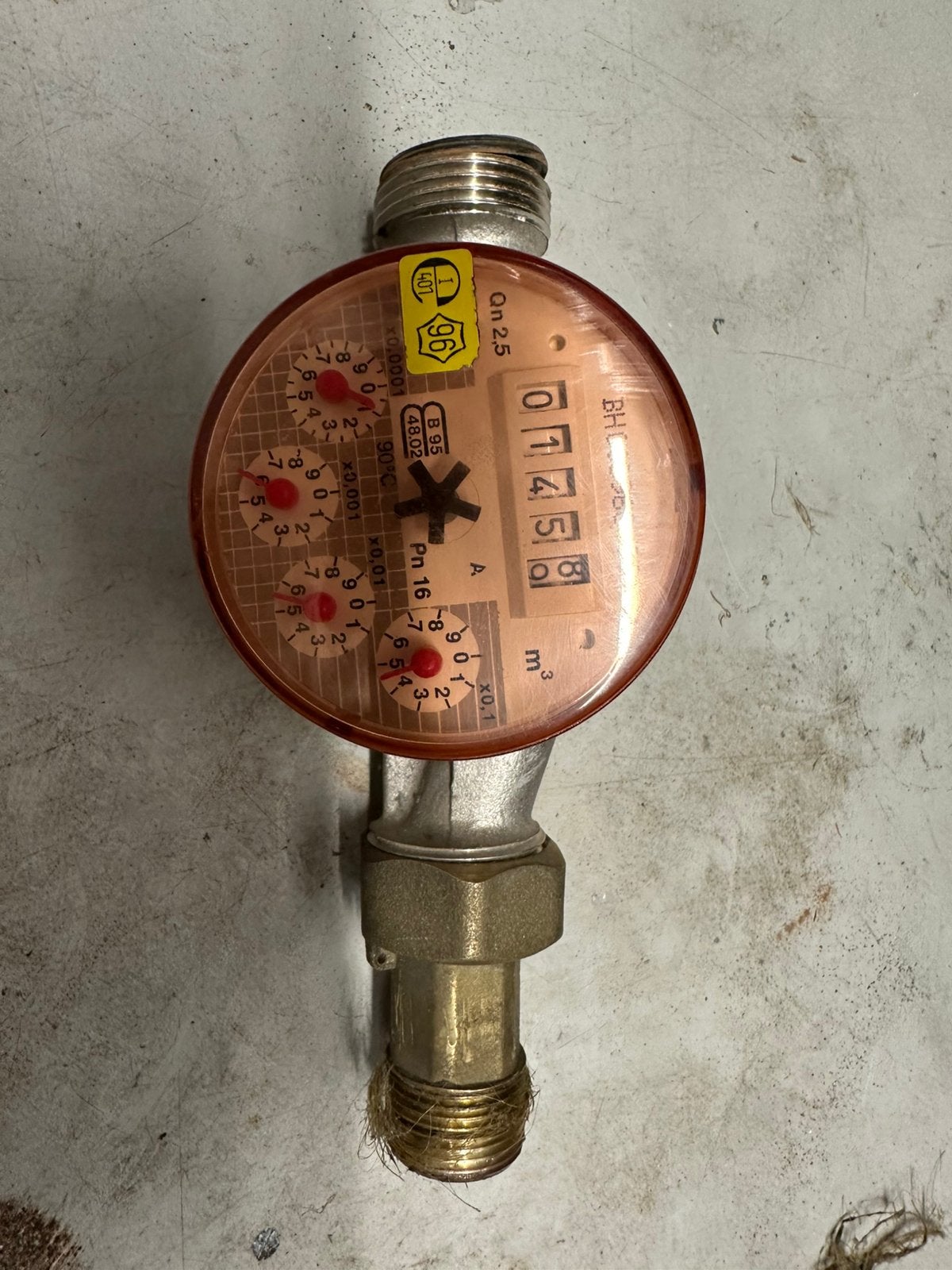 Watermeter, Ophalen, Zo goed als nieuw