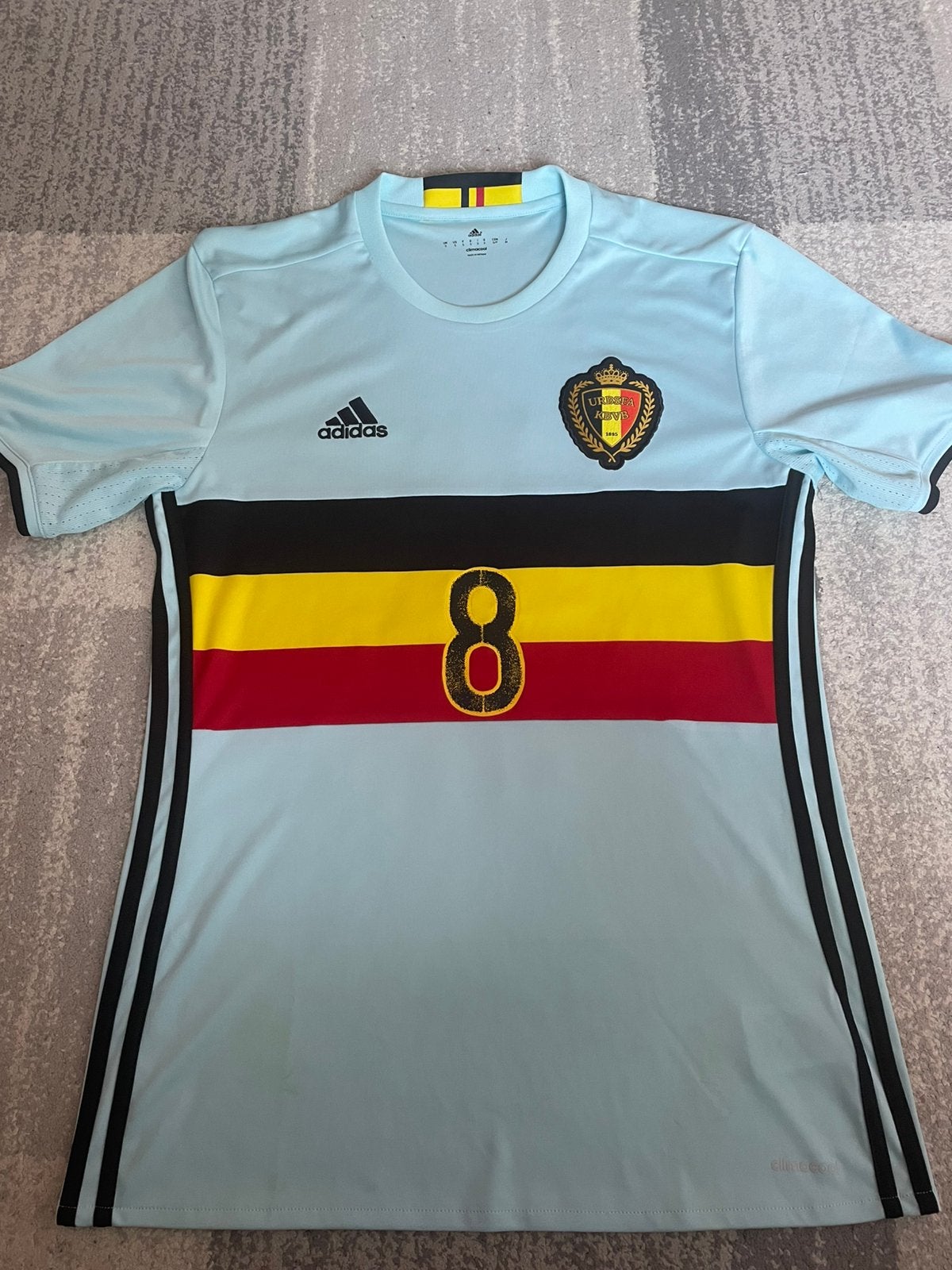 Maillot Belgique Extérieur Euro 2016 - FELLAINI #8, Taille S, Enlèvement ou Envoi, Utilisé, Maillot