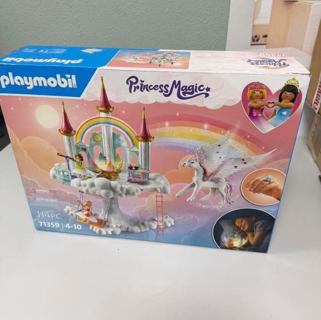 PLAYMOBIL Princess Magic Rainbow Castle 71359 comme neuf !, Enlèvement ou Envoi, Comme neuf, Ensemble complet