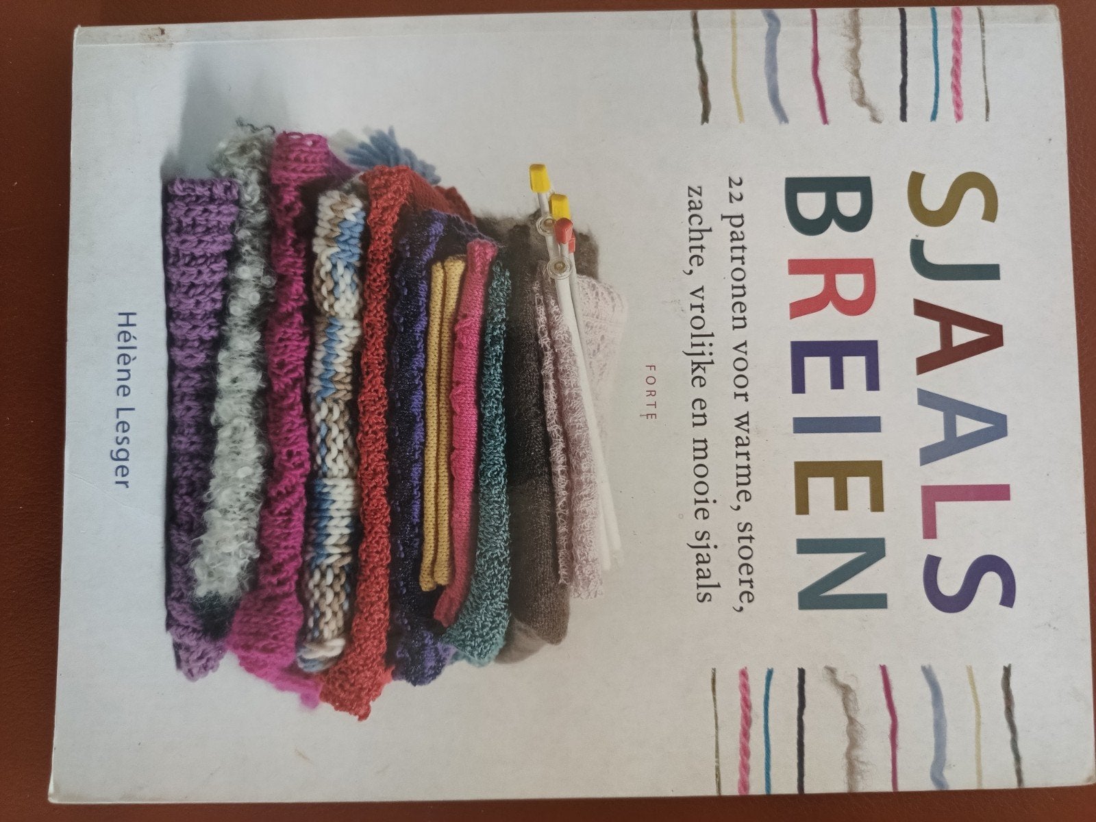 Sjaals breien, Ophalen, Breien