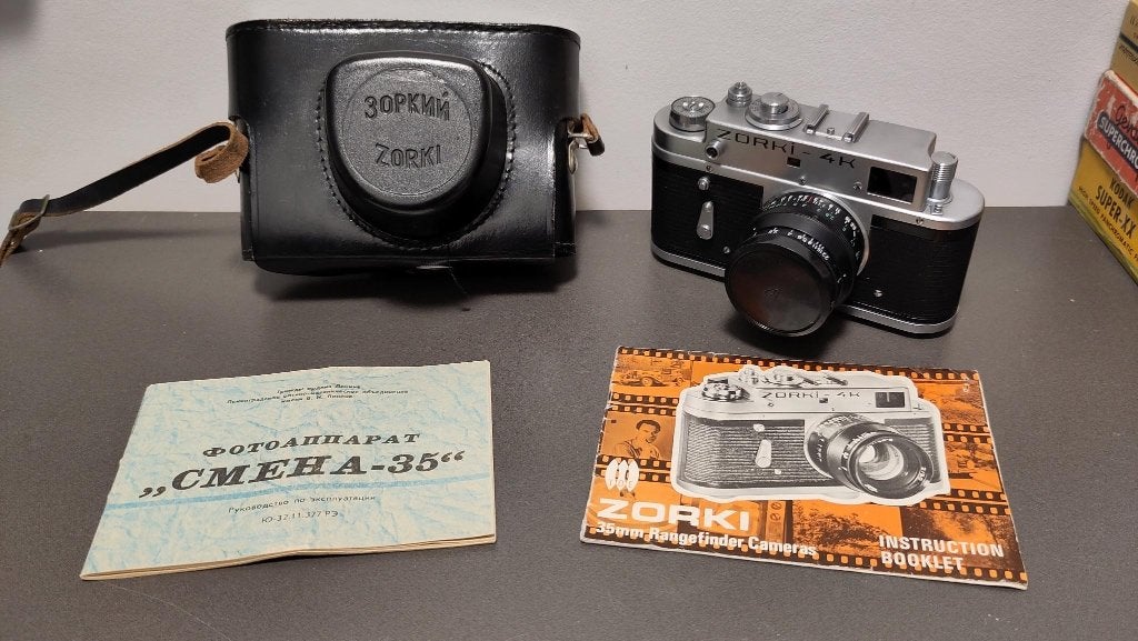 Zorki 4K 35mm, TV, Hi-fi & Vidéo, Enlèvement ou Envoi, Utilisé, Autres Marques