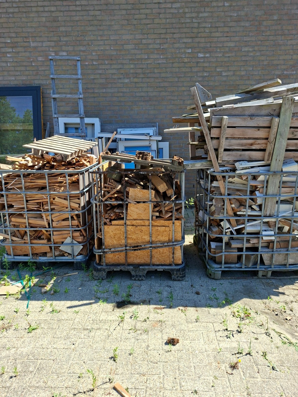 3m3 brandhout, Ophalen