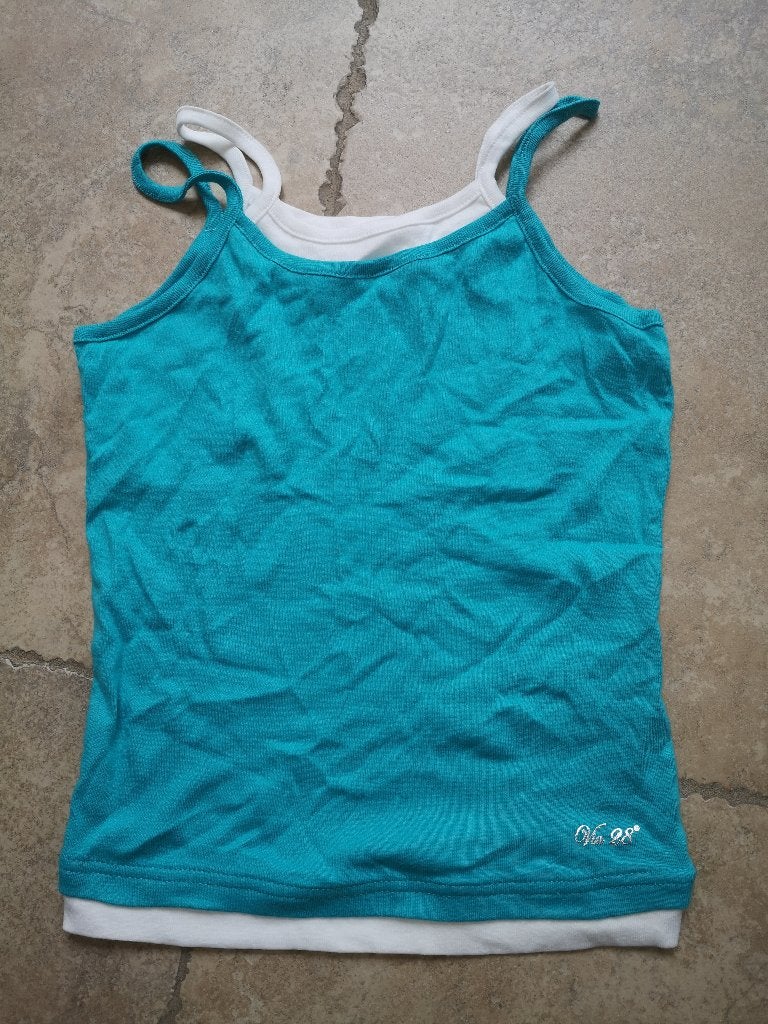 Nieuw turqoise topje mt 164, Kinderen en Baby's, Kinderkleding | Maat 164, Meisje, Nieuw, Ophalen of Verzenden, Shirt of Longsleeve