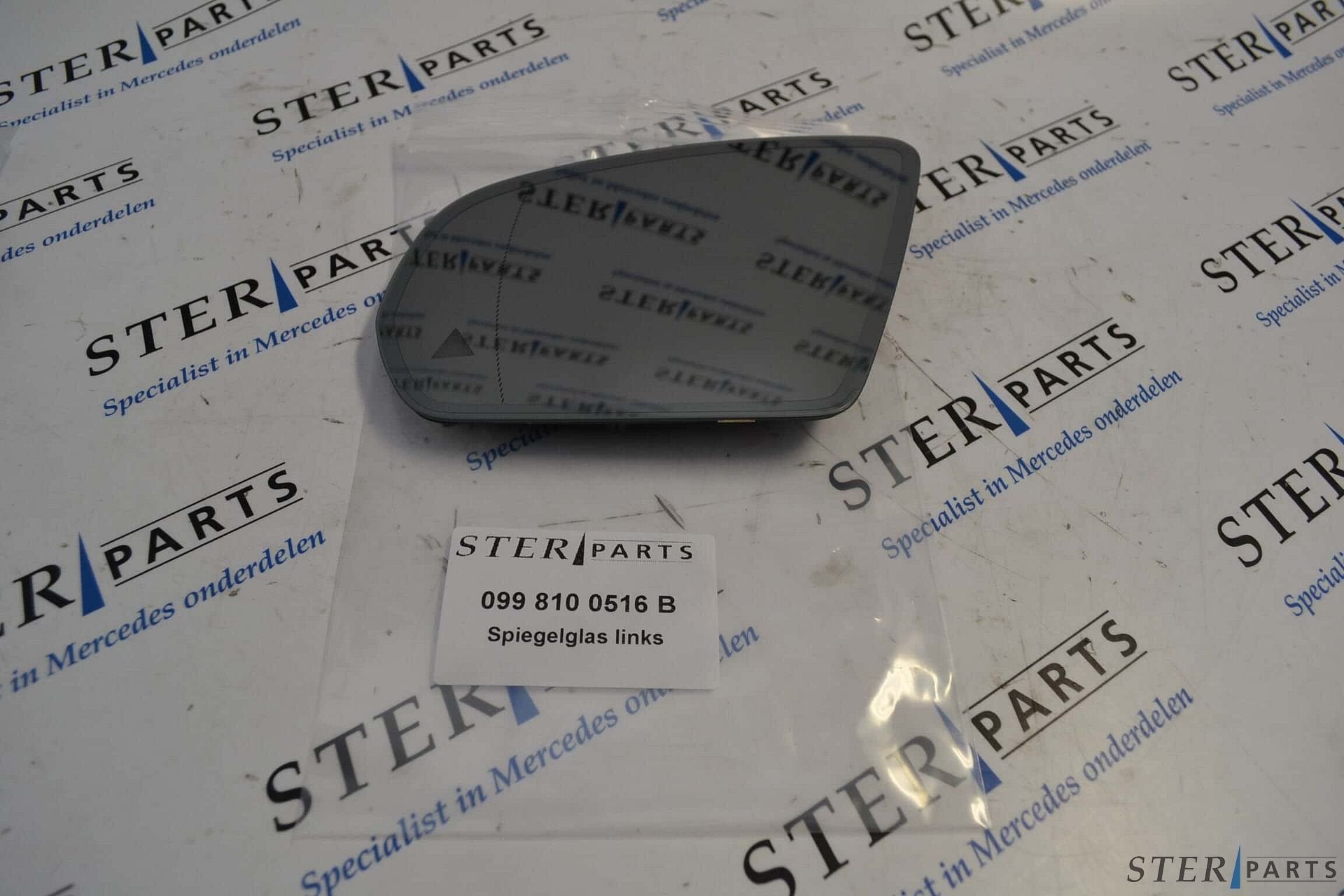 Spiegelglas links Mercedes E-klasse W213 A 0998100516, Gebruikt, -, Ophalen of Verzenden, -