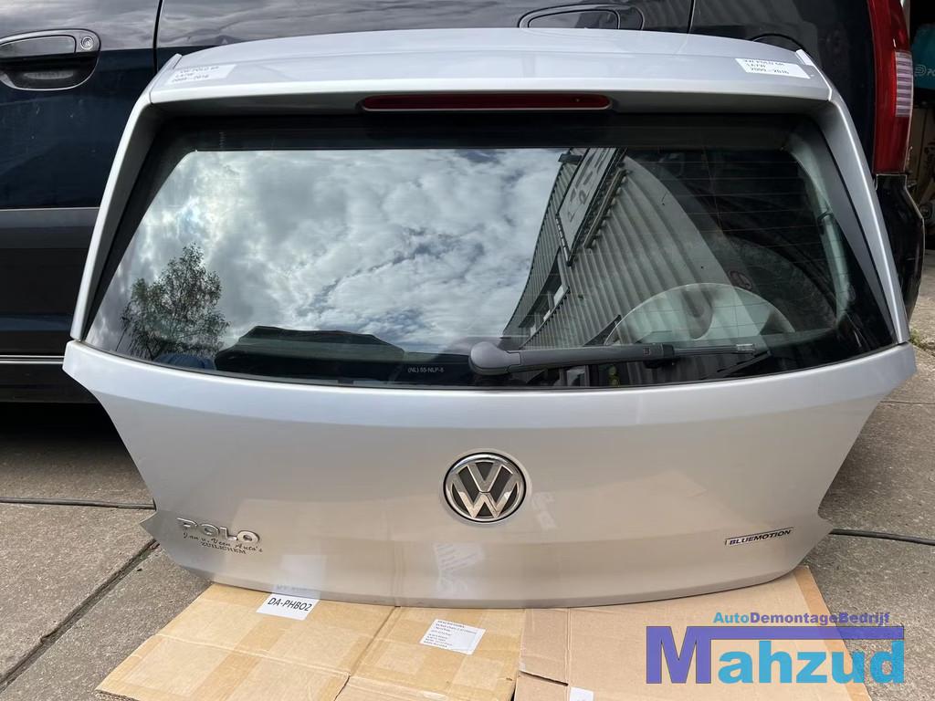 VW POLO 6R LA7W Zilver achterklep bluemotion 2009-2016, Auto-onderdelen, Carrosserie, Deur, Volkswagen, Achter, Gebruikt