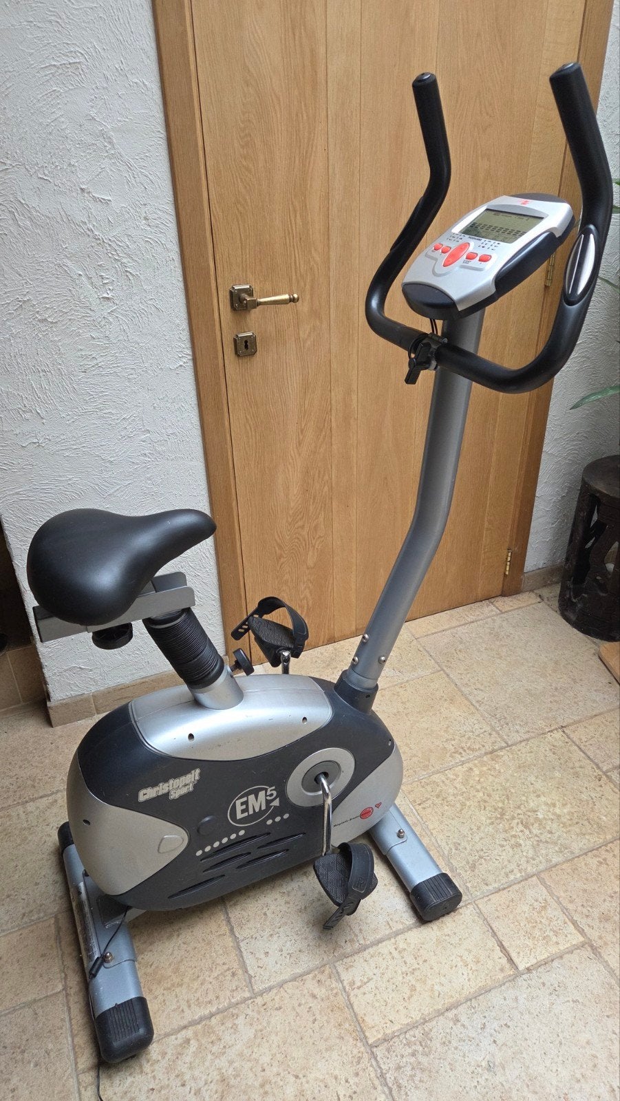 Christopeit Sport EM5 Hometrainer, Ophalen, Zo goed als nieuw, Metaal, Benen