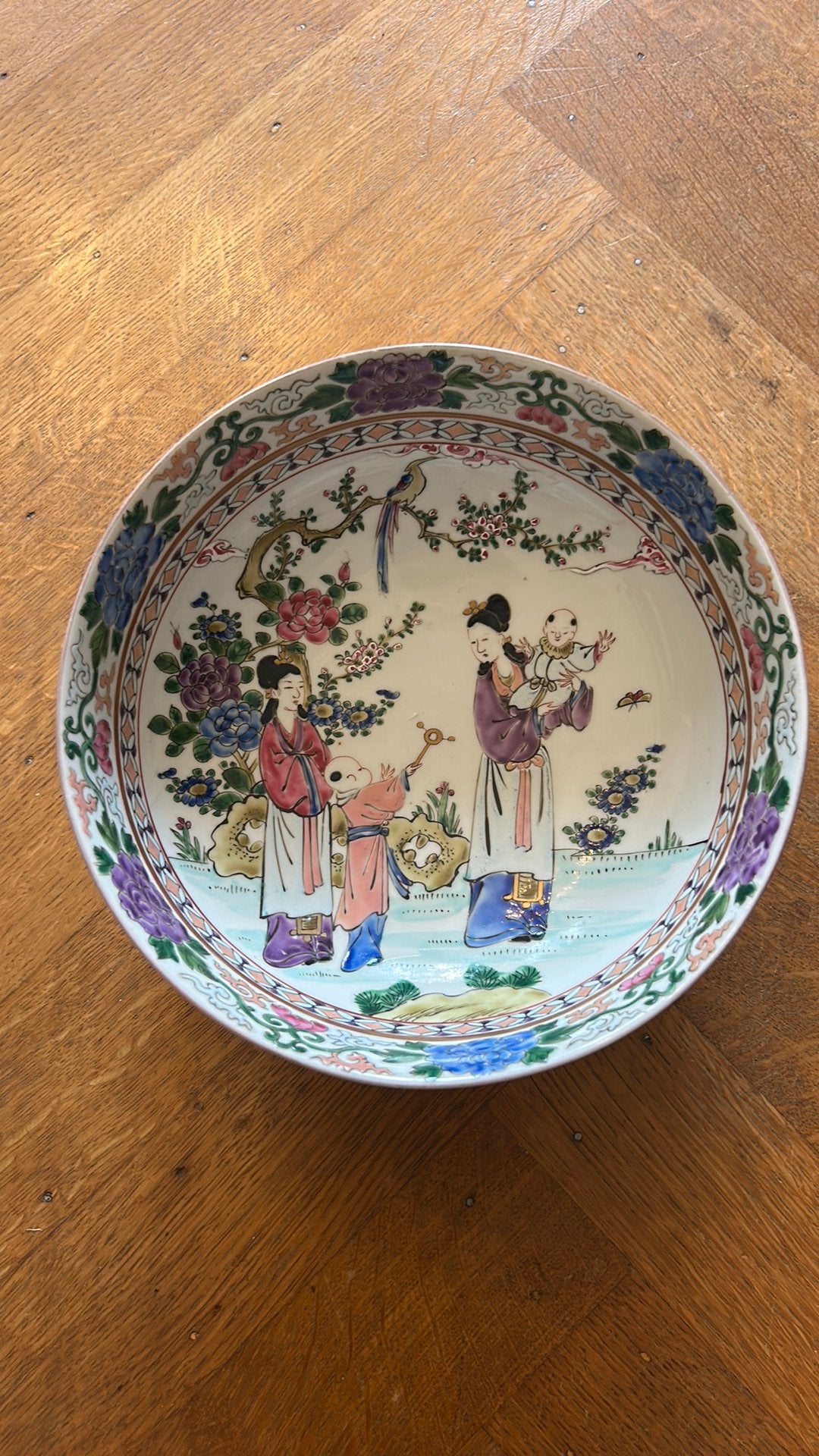 Chinese kom, Ophalen