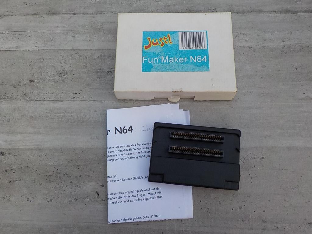 Nintendo 64 converter import games adapter Fun Maker N64, Enlèvement ou Envoi, Neuf