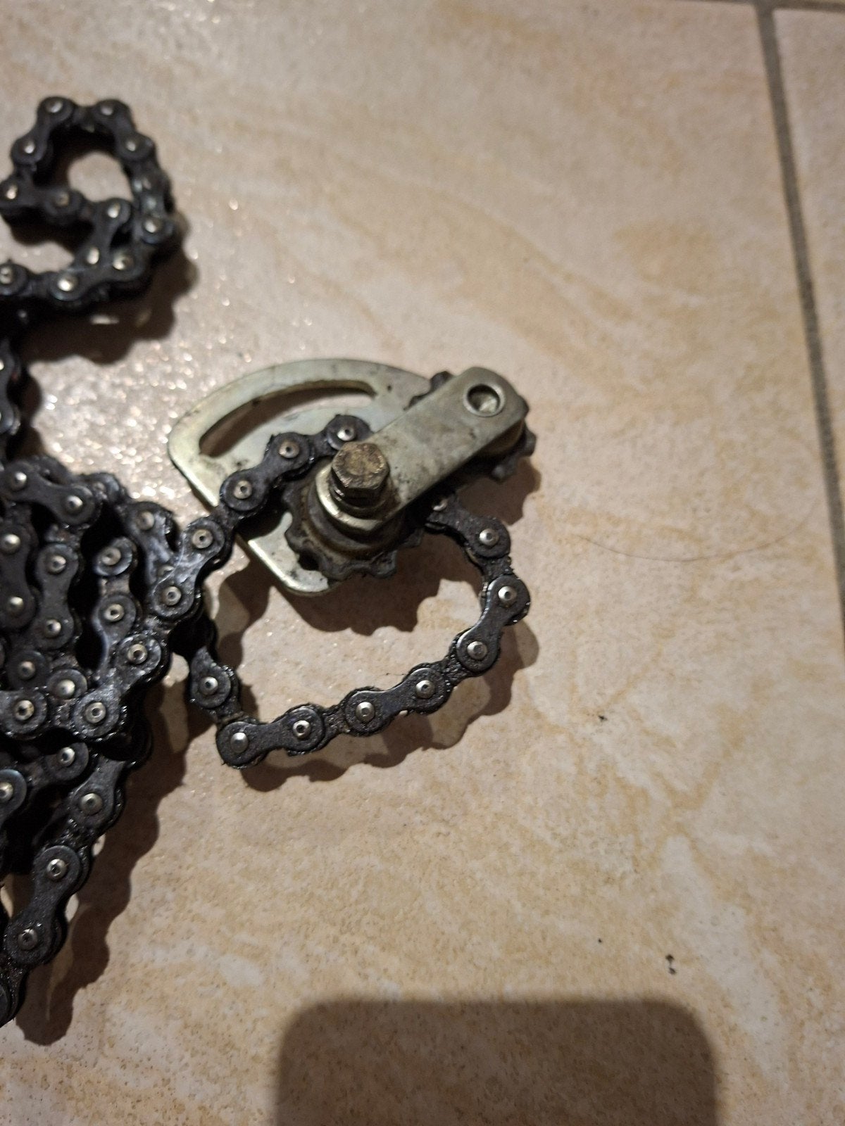 Ketting + kettingspanner Honda camino, Fietsen en Brommers, Ophalen of Verzenden, Gebruikt, Overige typen, Honda Camino