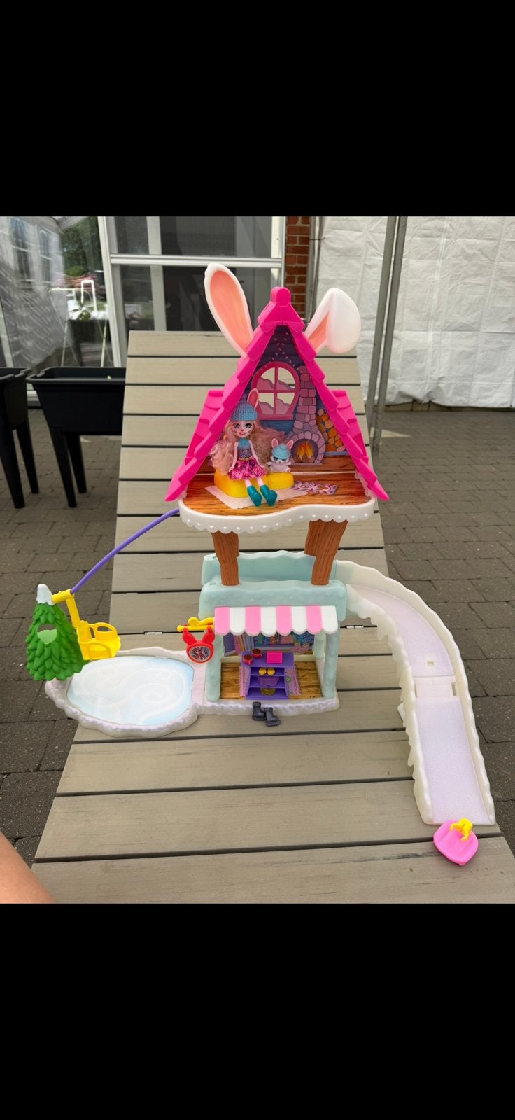 Lot maison + voiture lapin Enchantimal, Enfants & Bébés, Enlèvement, Comme neuf