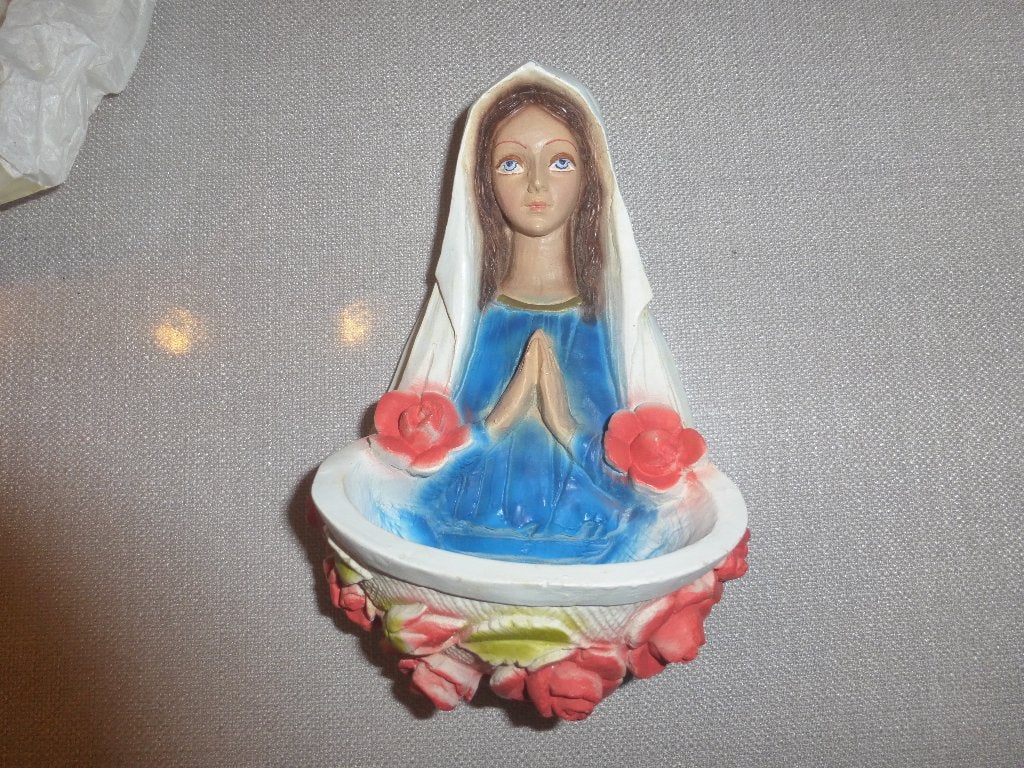 wijwatervat Maagd Maria, Antiek en Kunst, Ophalen
