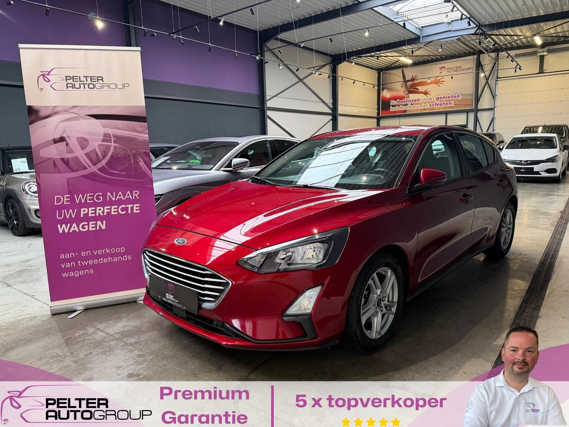 Ford Focus 1.0Ecoboost 100pk Bj.2020 1ste eig., Autos, Ford, Achat, Euro 6, Entreprise, 5 portes