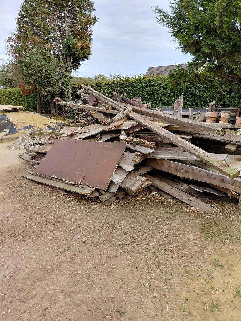 Gratis brandhout, 3 tot 6 m³, Ophalen, Overige houtsoorten