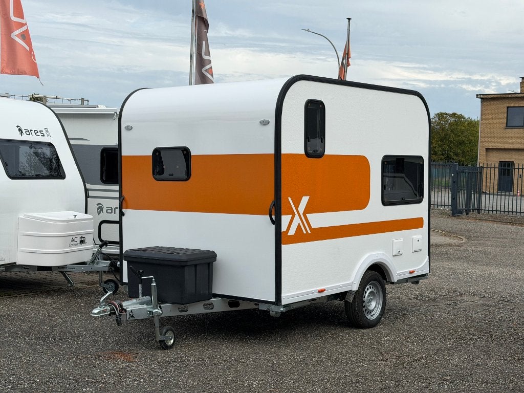 ✅Caravan Micro 285, 5jaar Garantie, 600kg, Nieuw 2026, KNOTT, Caravans en Kamperen, Overige merken, 2 aparte bedden, Luifel, Bedrijf
