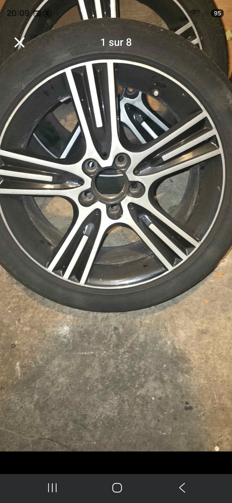 Jantes Mercedes 17, Enlèvement, Pneu(s)