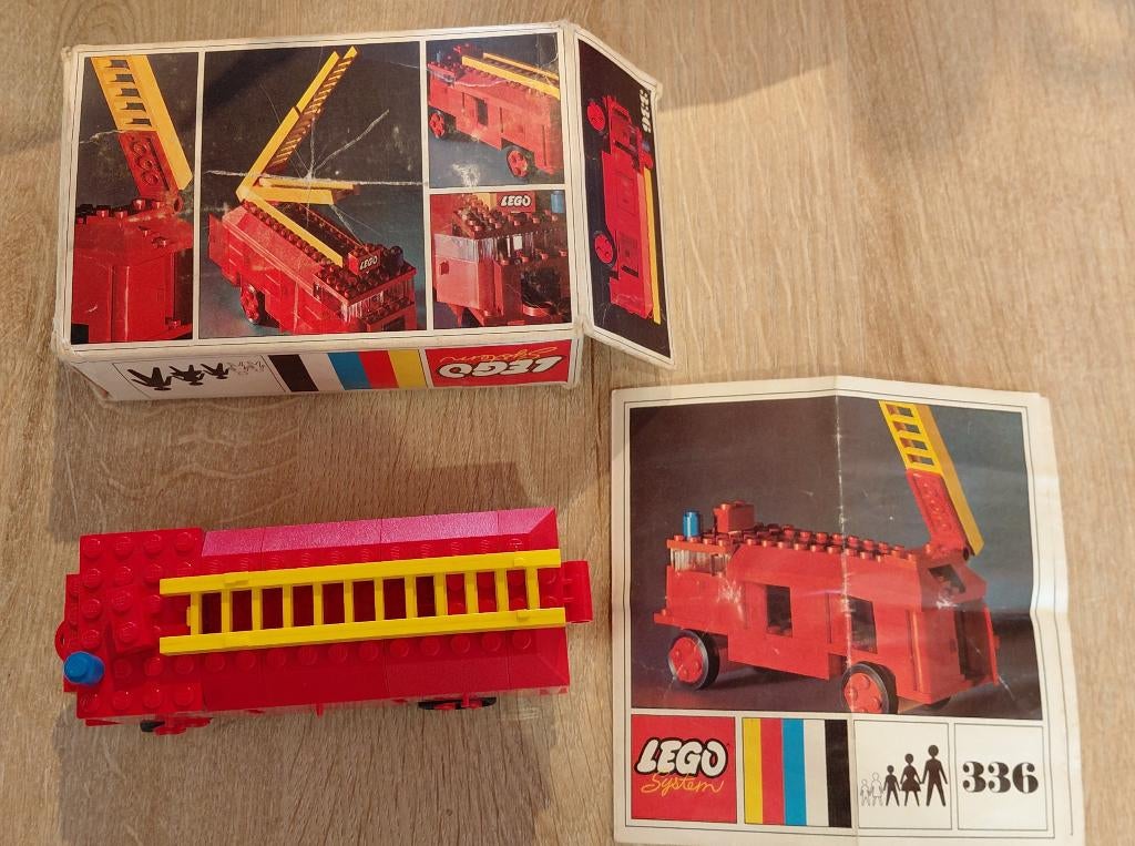 LEGO Camion de pompiers, n° 336., Collections, Enlèvement ou Envoi, Comme neuf