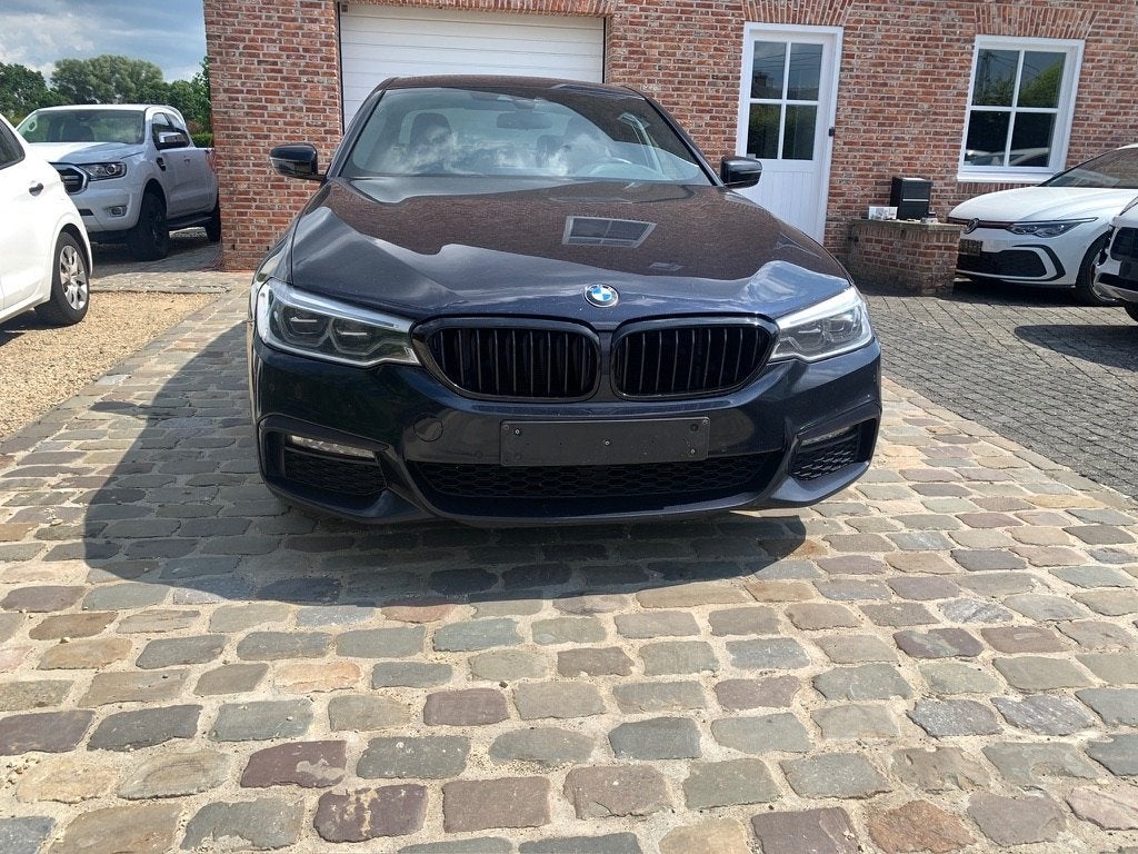 BMW 5er 530e M Sport, Auto's, Automaat, Zwart, Leder, Bedrijf