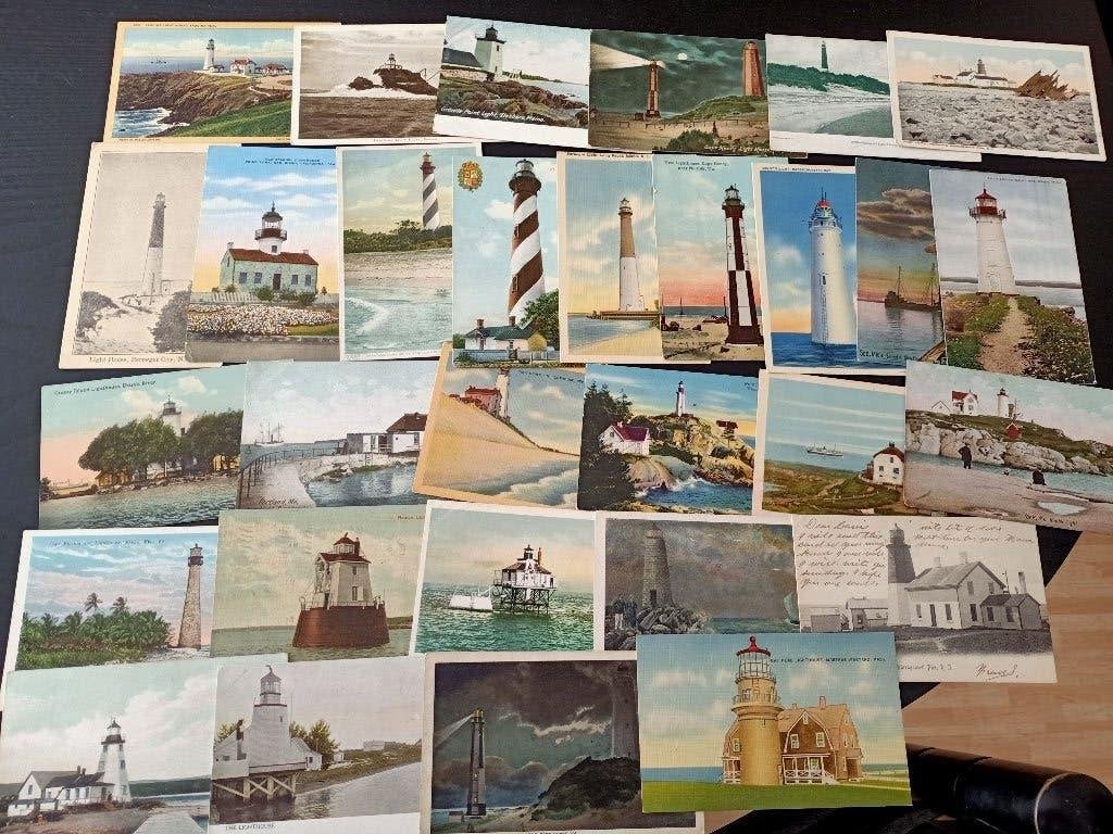 46 Amerikaanse vuurtorens, Verzamelen, Postkaarten | Buitenland, Ophalen of Verzenden