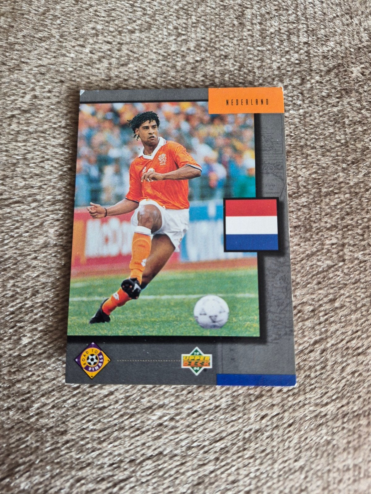 Frank Rijkaard Voetbalkaart – Upper Deck 1994, Verzamelen, Ophalen of Verzenden