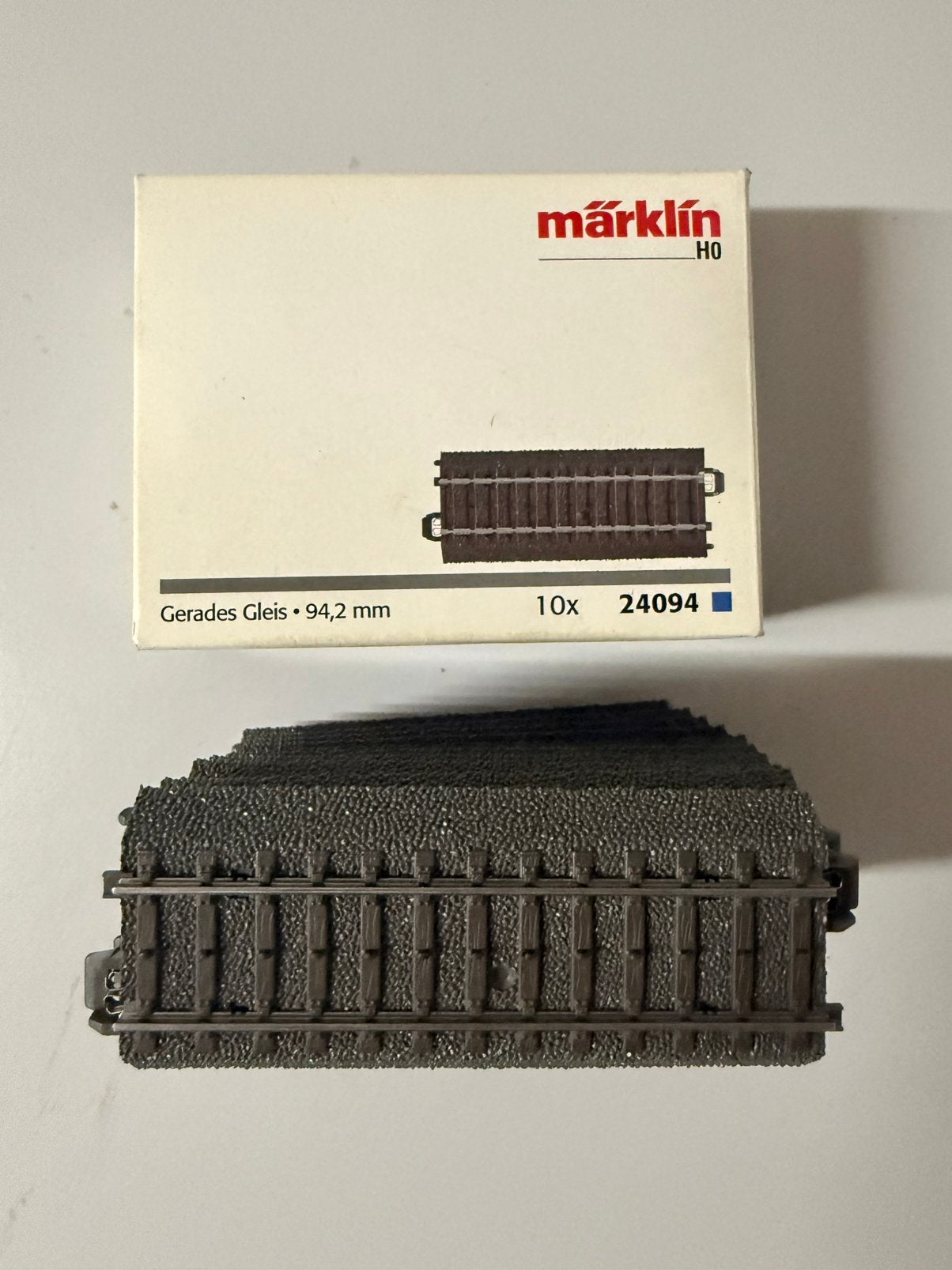 Märklin C rails 24094 10x, Hobby en Vrije tijd, Ophalen of Verzenden, Zo goed als nieuw, Rails, Märklin