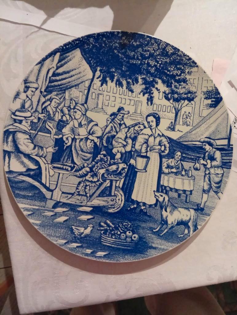 bord, Huis en Inrichting, Keuken | Servies, Ophalen, Zo goed als nieuw, Bord(en), Boerenbont
