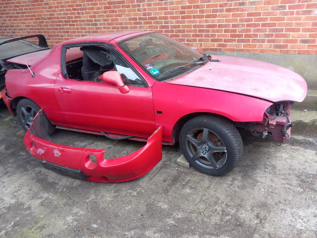 Honda crx delsol voor onderdelen / opmaak, Rouge, Achat, Cabriolet, Boîte manuelle