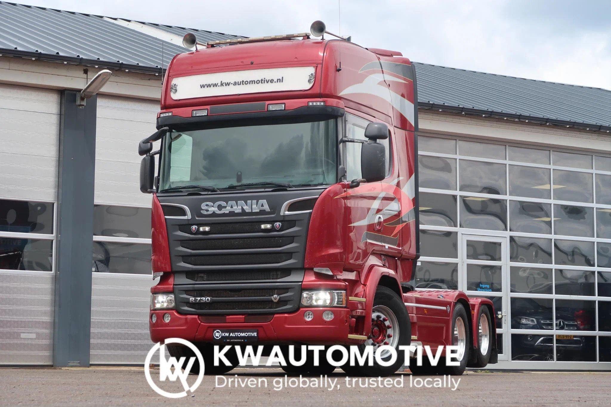 Scania R730 V8 6X2-2/ FULL AIR/ HYDRAULICS (bj 2016), Automaat, 537 kW, Euro 6, Scania